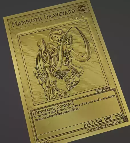 mammoth graveyard - yugioh 3D print model