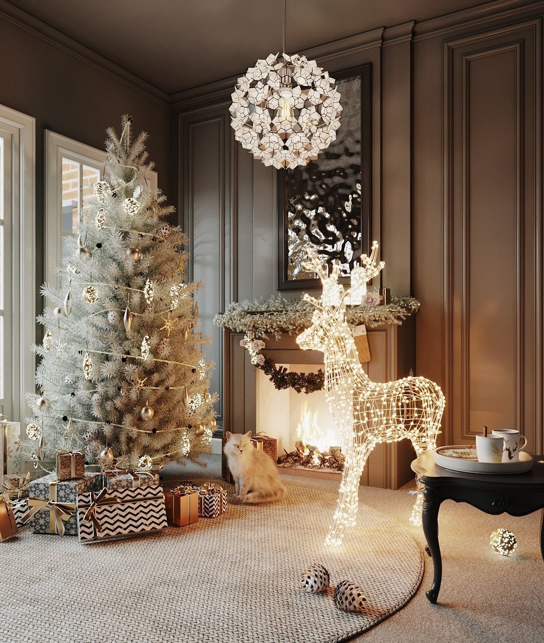 Christmas Day scene 3D model 3D model_1