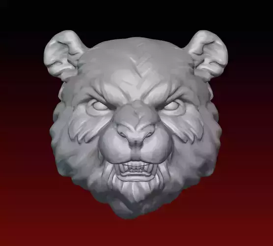 Panda Head 3D print model