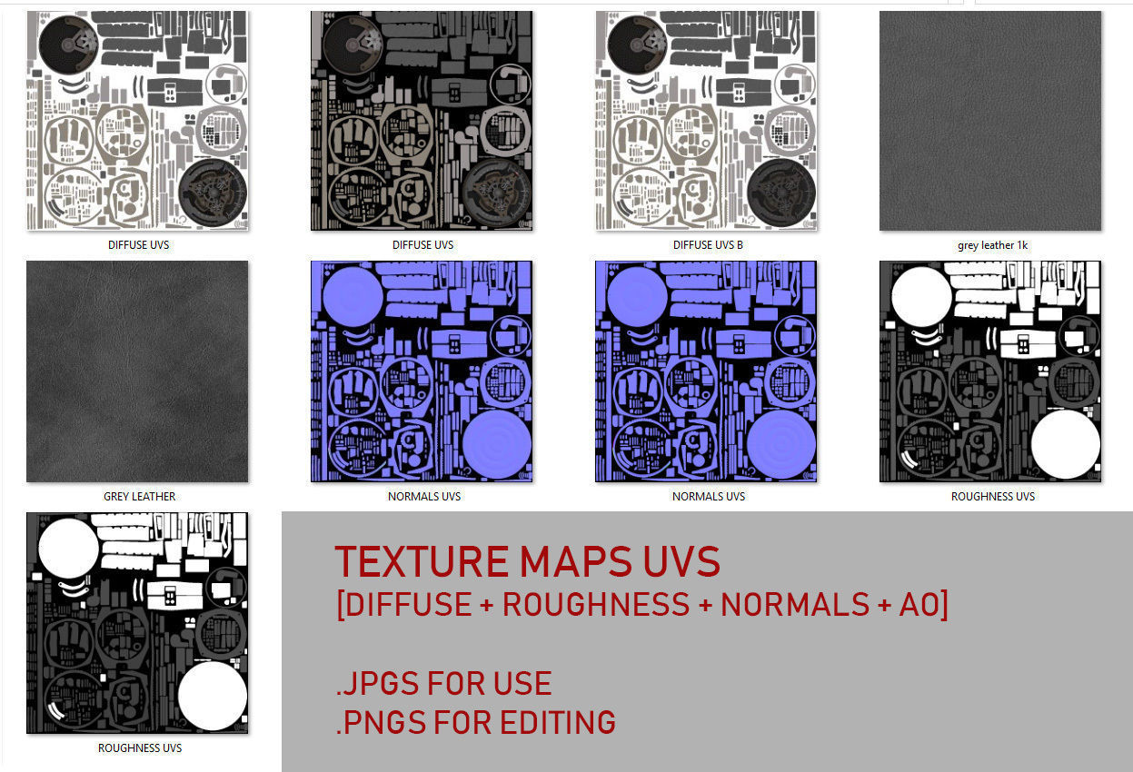 Complex Rotary Watch 3D model_5