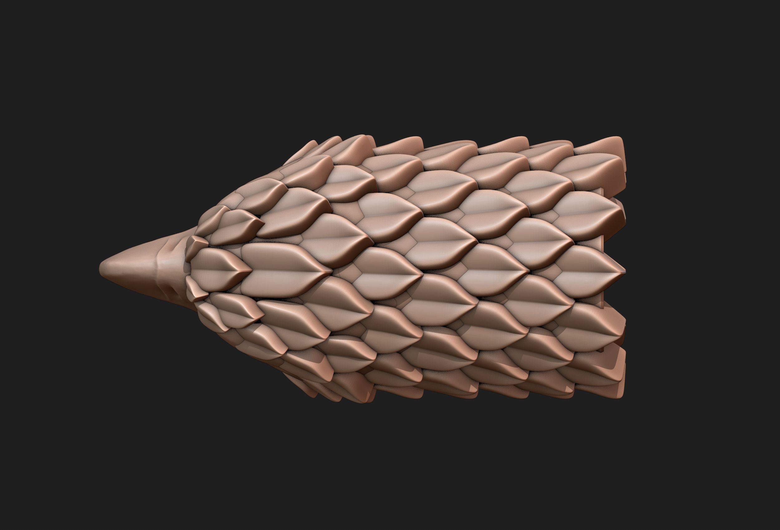 Falcon Head Stylized 3D print model_15