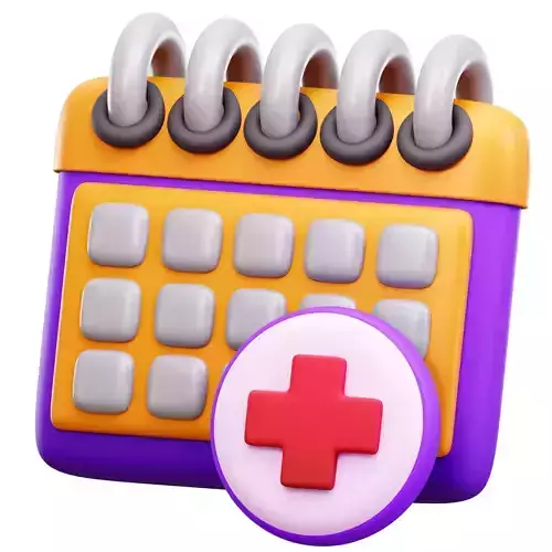 Medical Appointment 3D Icon