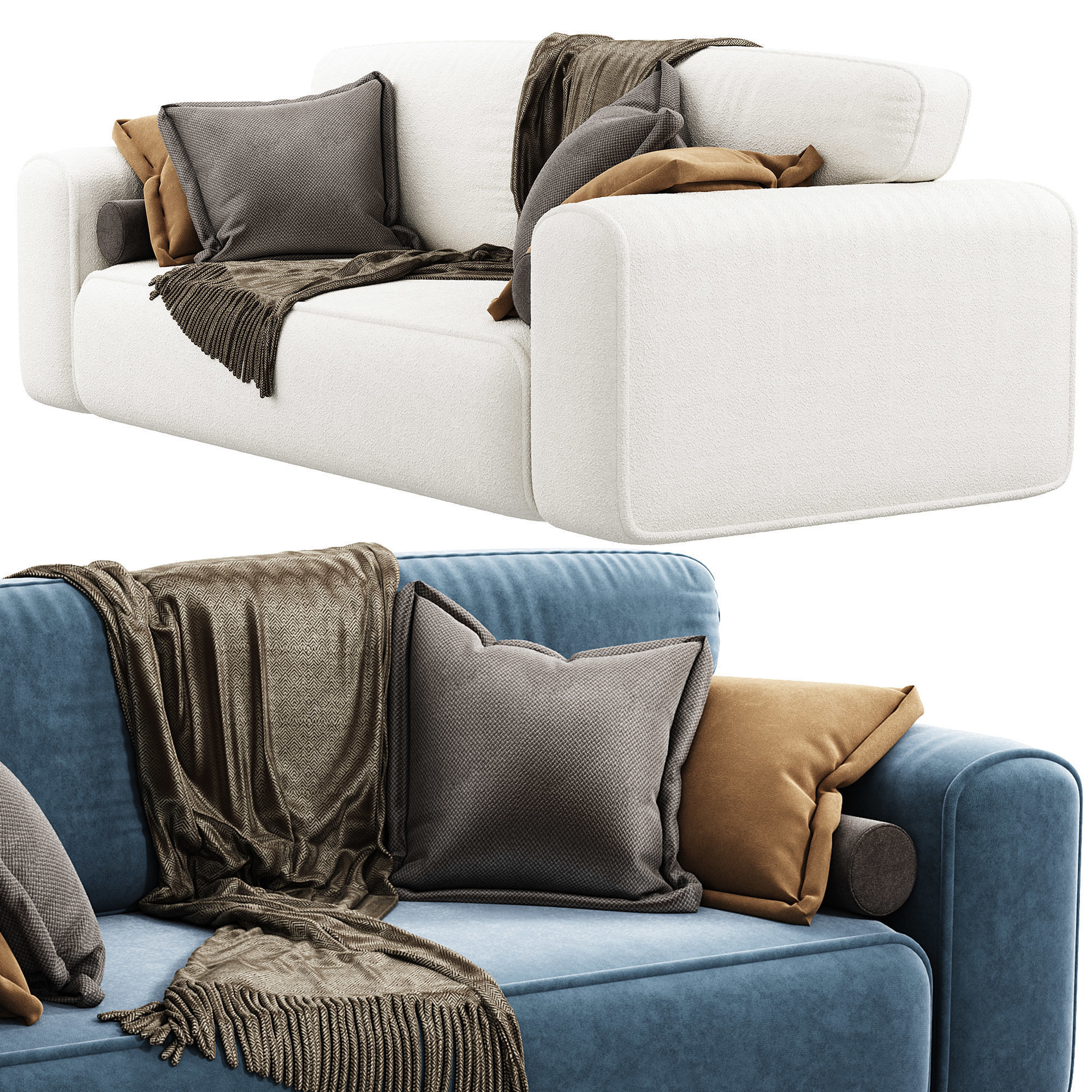 Viena Sofa 3D model_4
