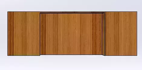 sofa arm tray 3D model