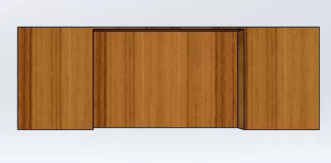 sofa arm tray 3D model_0