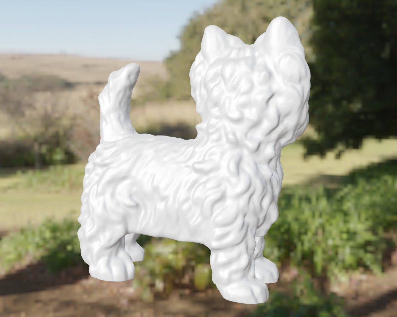 WEST HIGHLAND WHITE TERRIER 3D print model_2