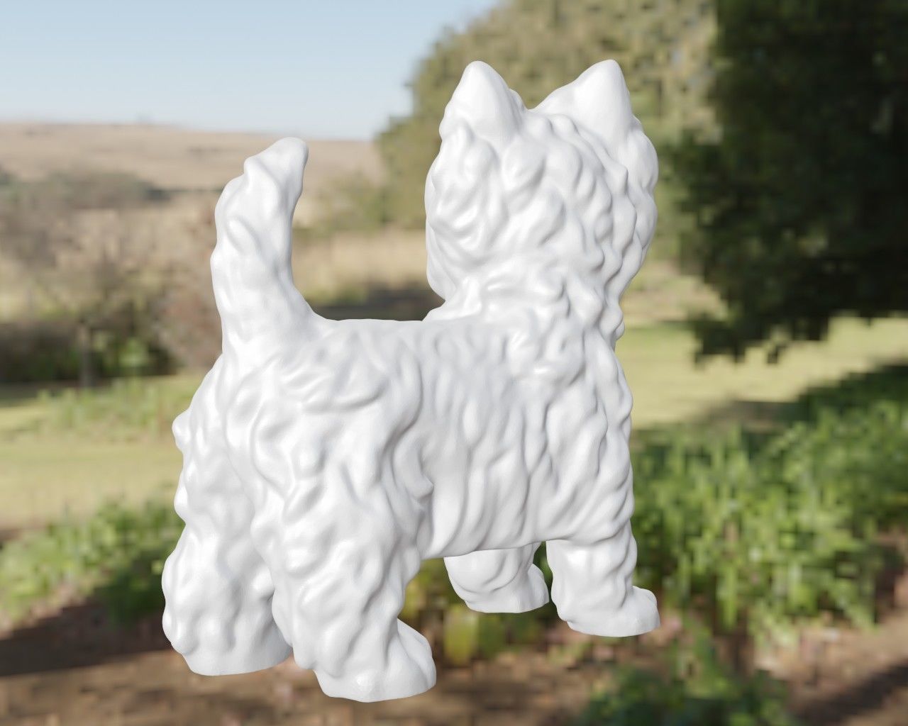 WEST HIGHLAND WHITE TERRIER 3D print model_3