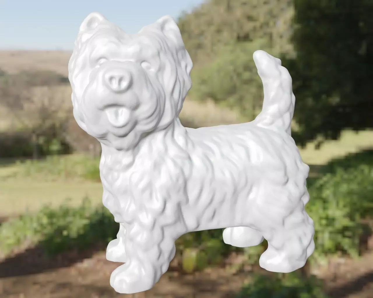 WEST HIGHLAND WHITE TERRIER 3D print model_0