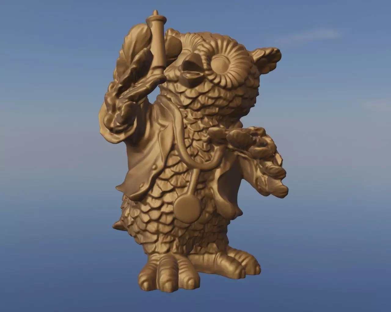 Owl Medic  3D print model_0