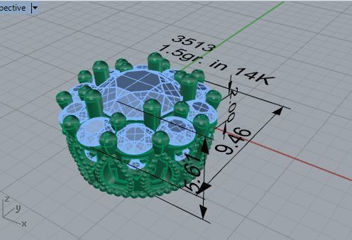 Sunshine pendant 3512 3D print model 3D print model_7