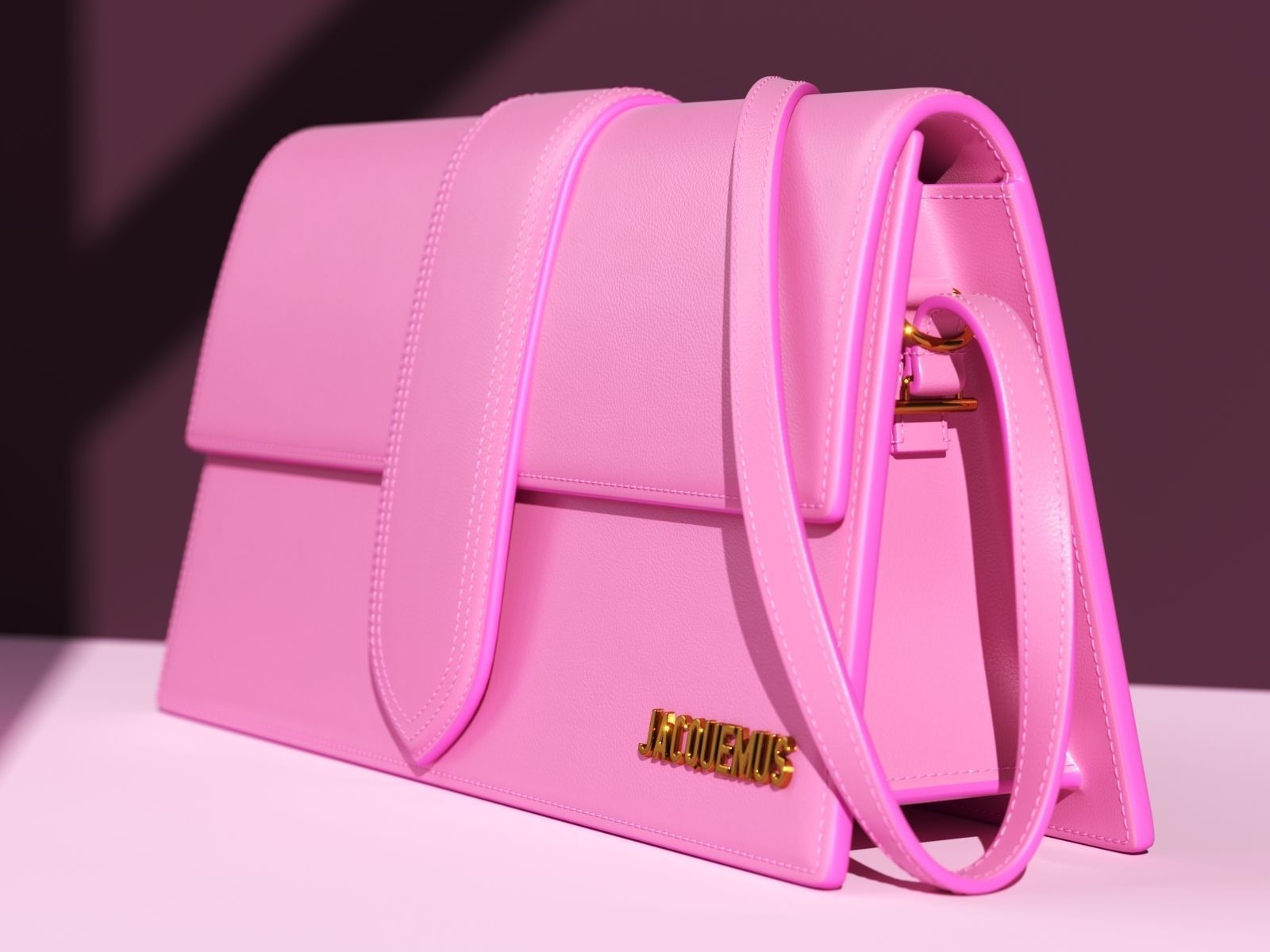 Le Bambino Long Bag 3D model_1