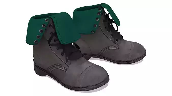 Triumph Boots Low-poly 3D model