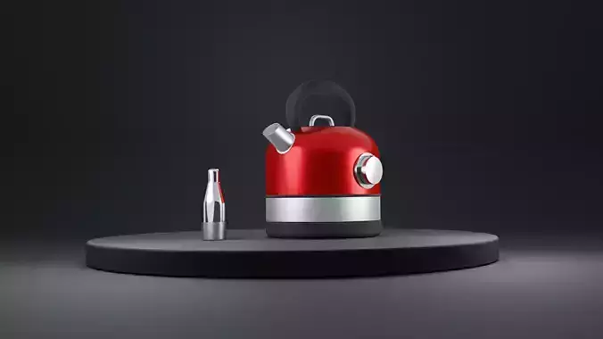 Kettle and bottel feeder 3D model 3D model