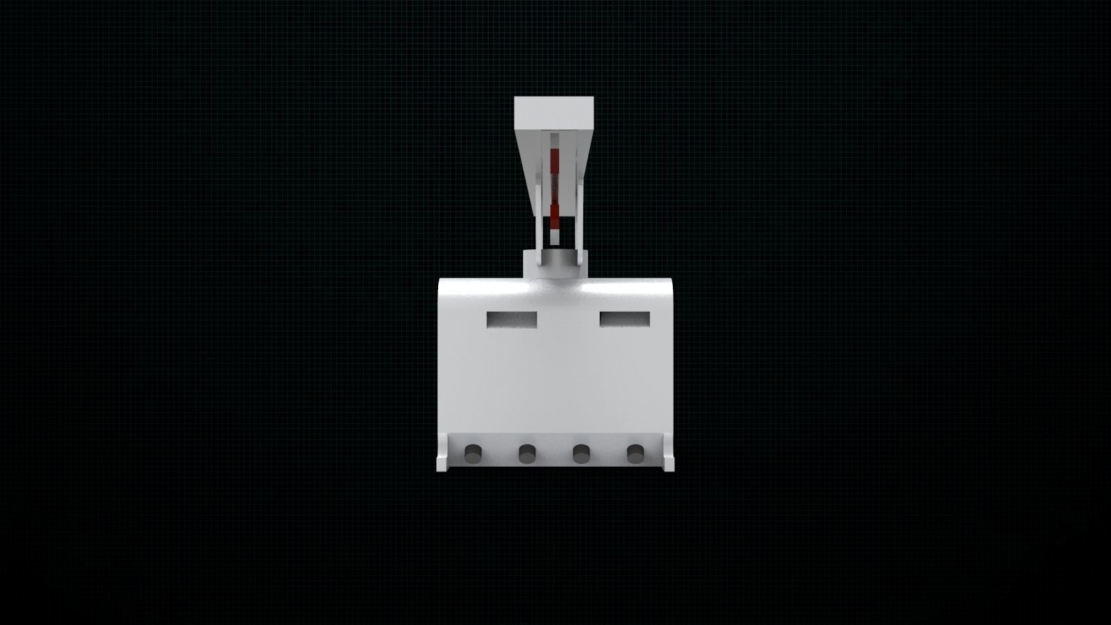 S-band Radar raytheon 3D model_2