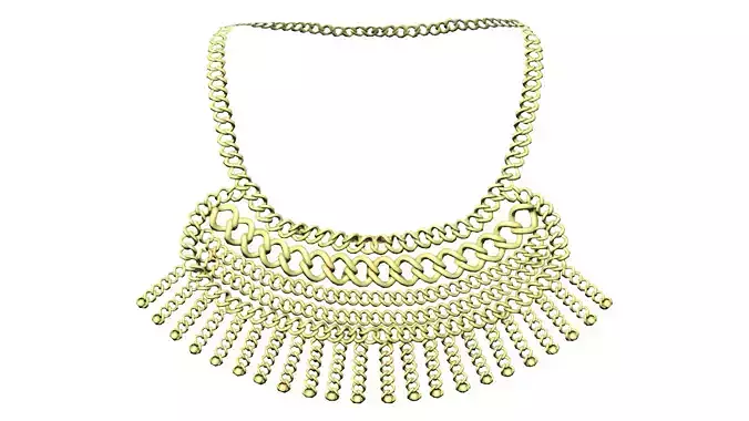 Gold Chains Necklace