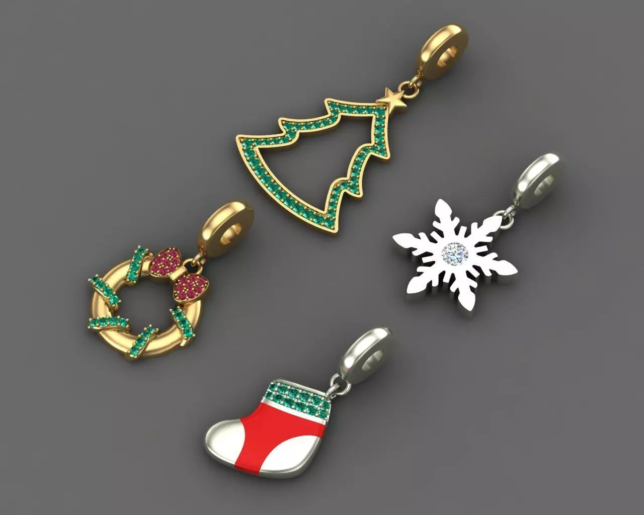 Pandora christmas pack 3D print model_0