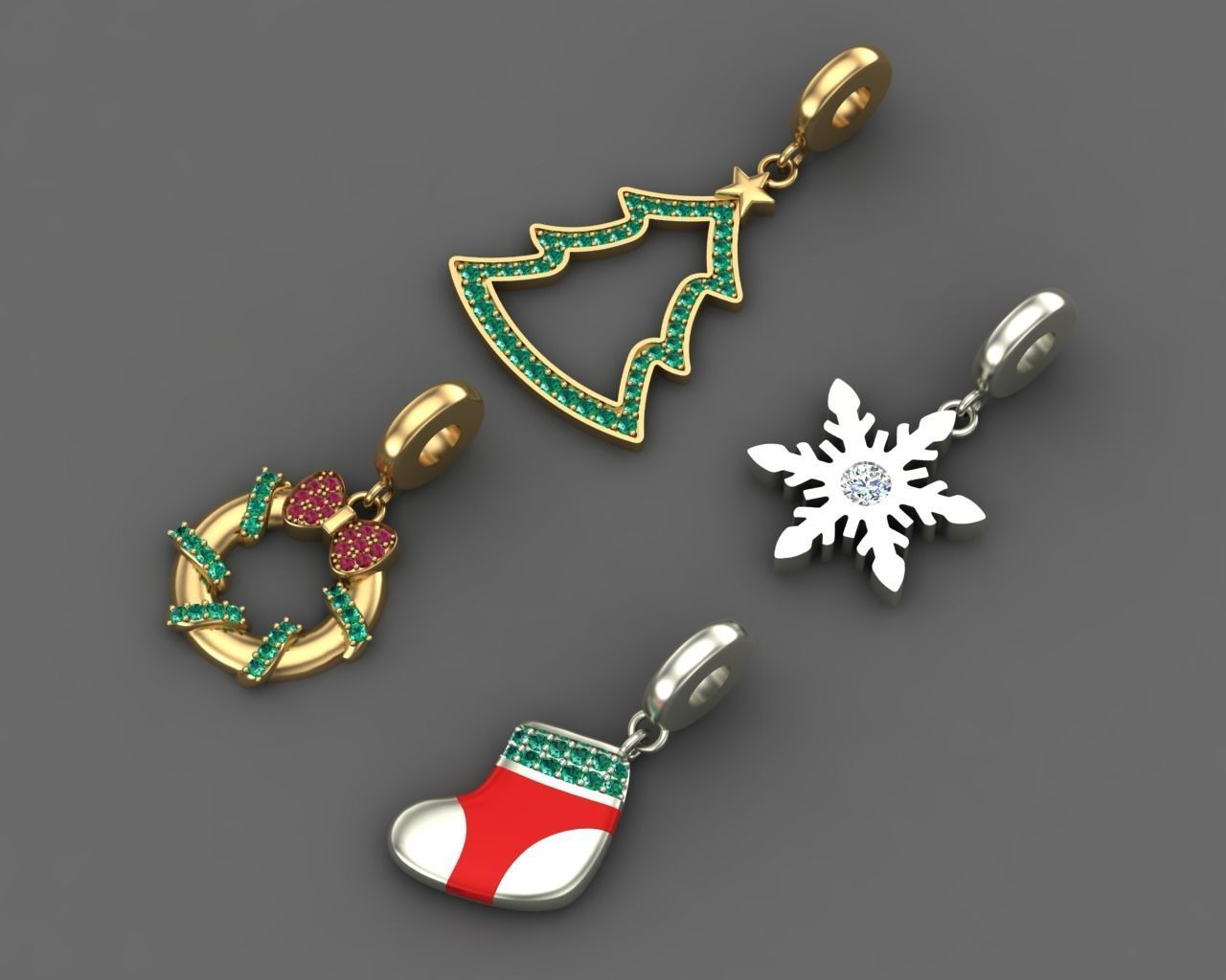 Pandora christmas pack 3D print model_27