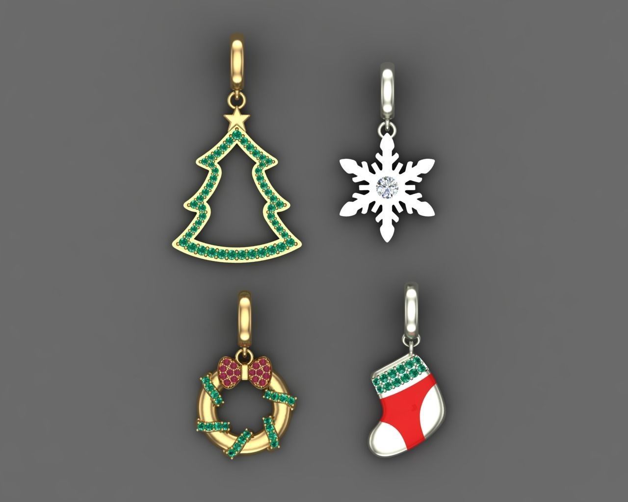 Pandora christmas pack 3D print model_28