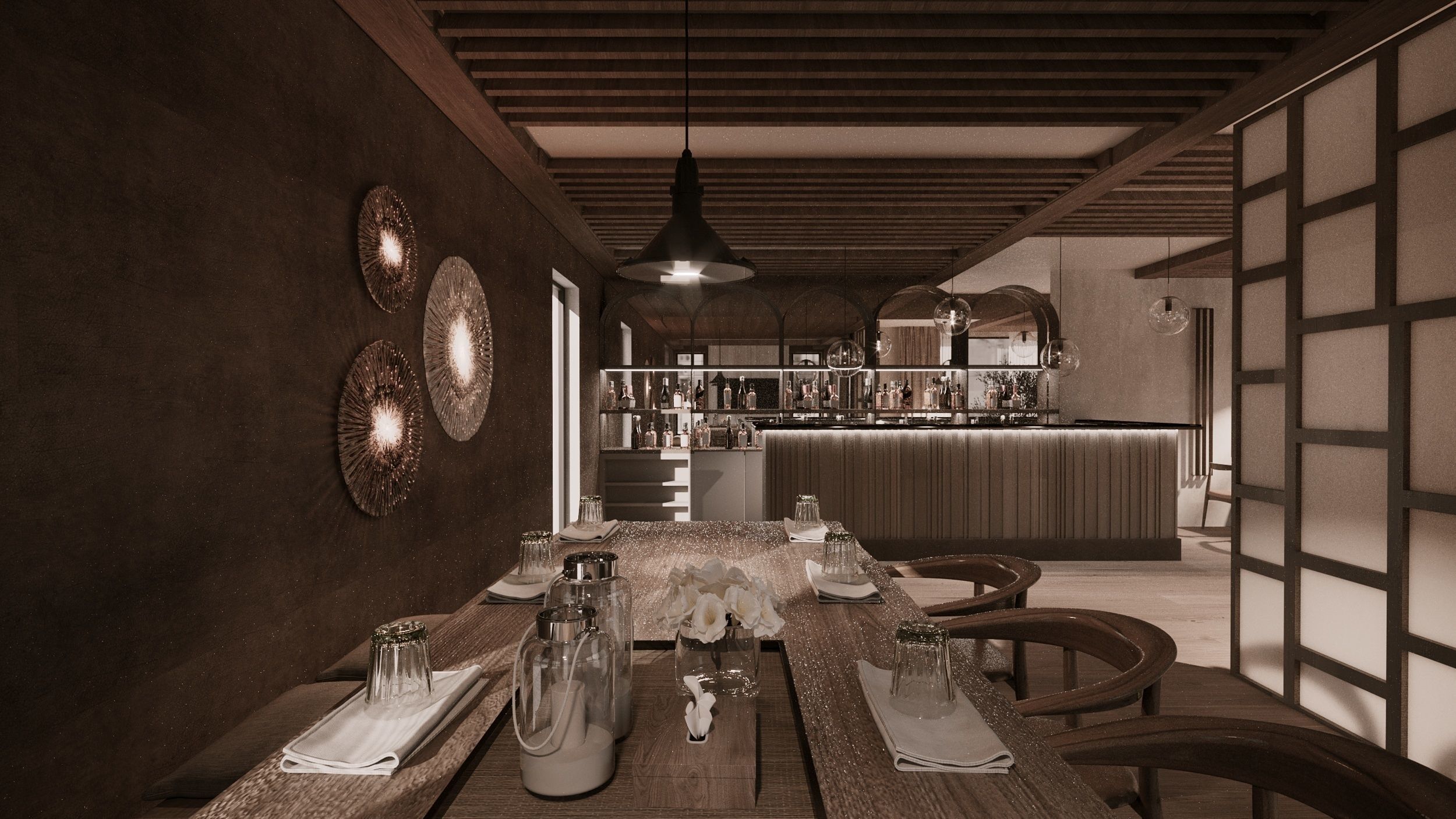 coffee shop 3D model_2