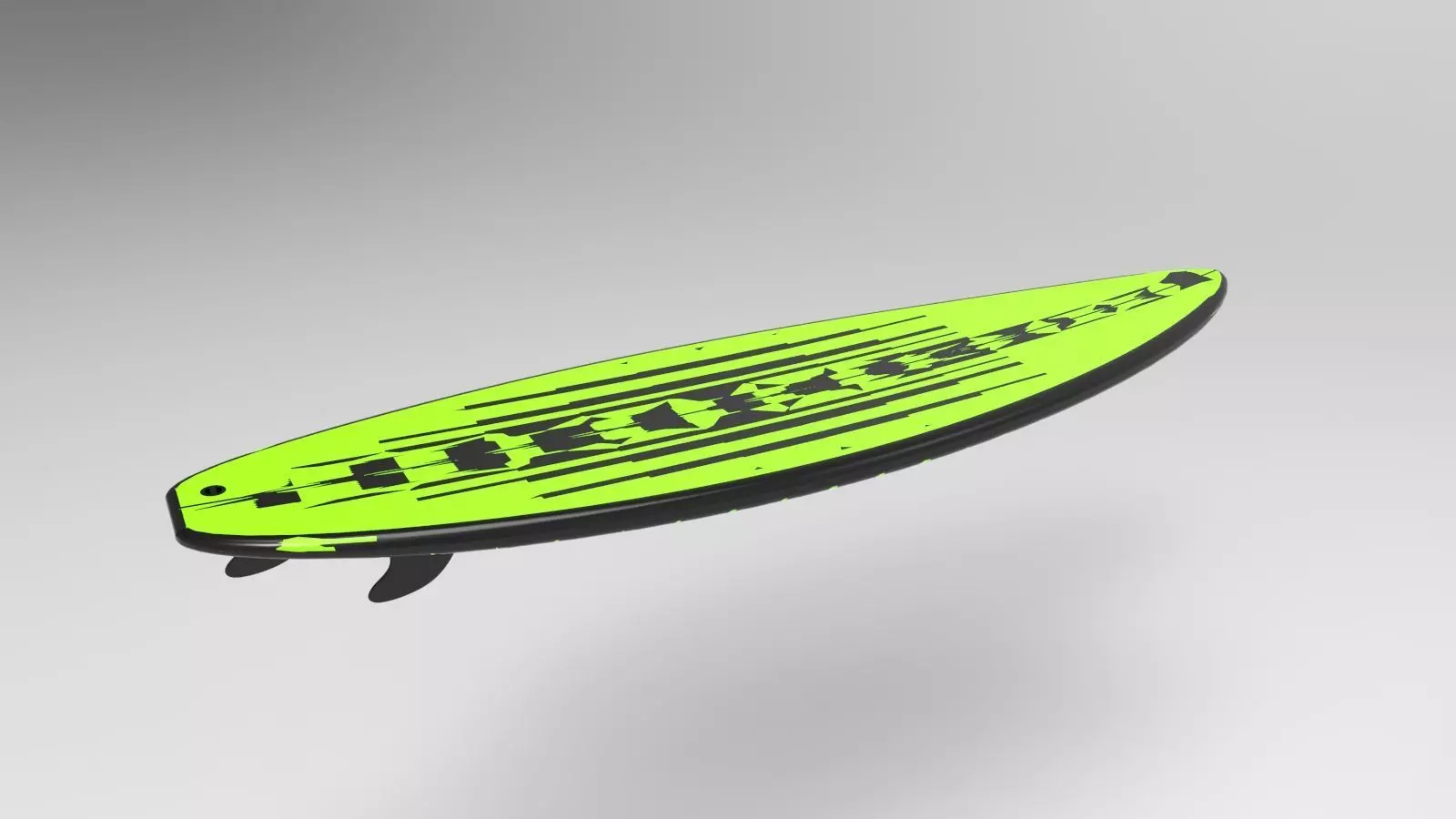 Surfboard 3D model_0