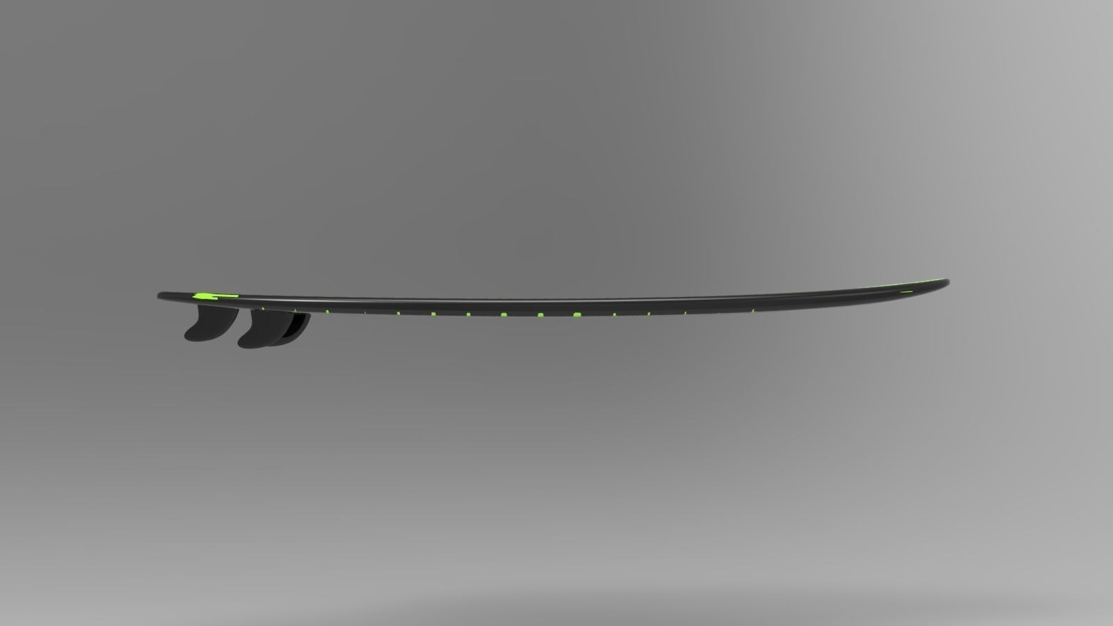 Surfboard 3D model_1