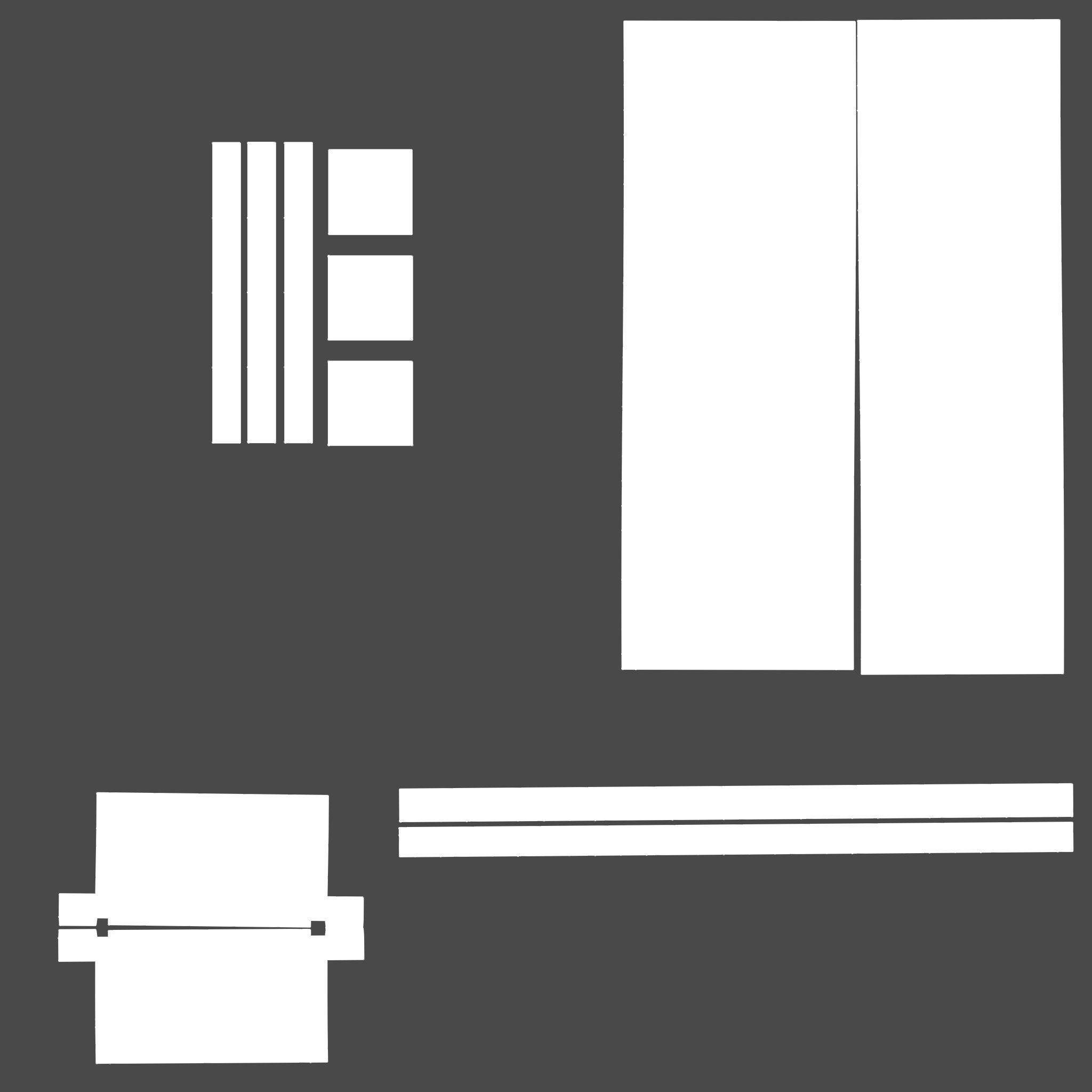 Gold Bracelet Low-poly 3D model_11