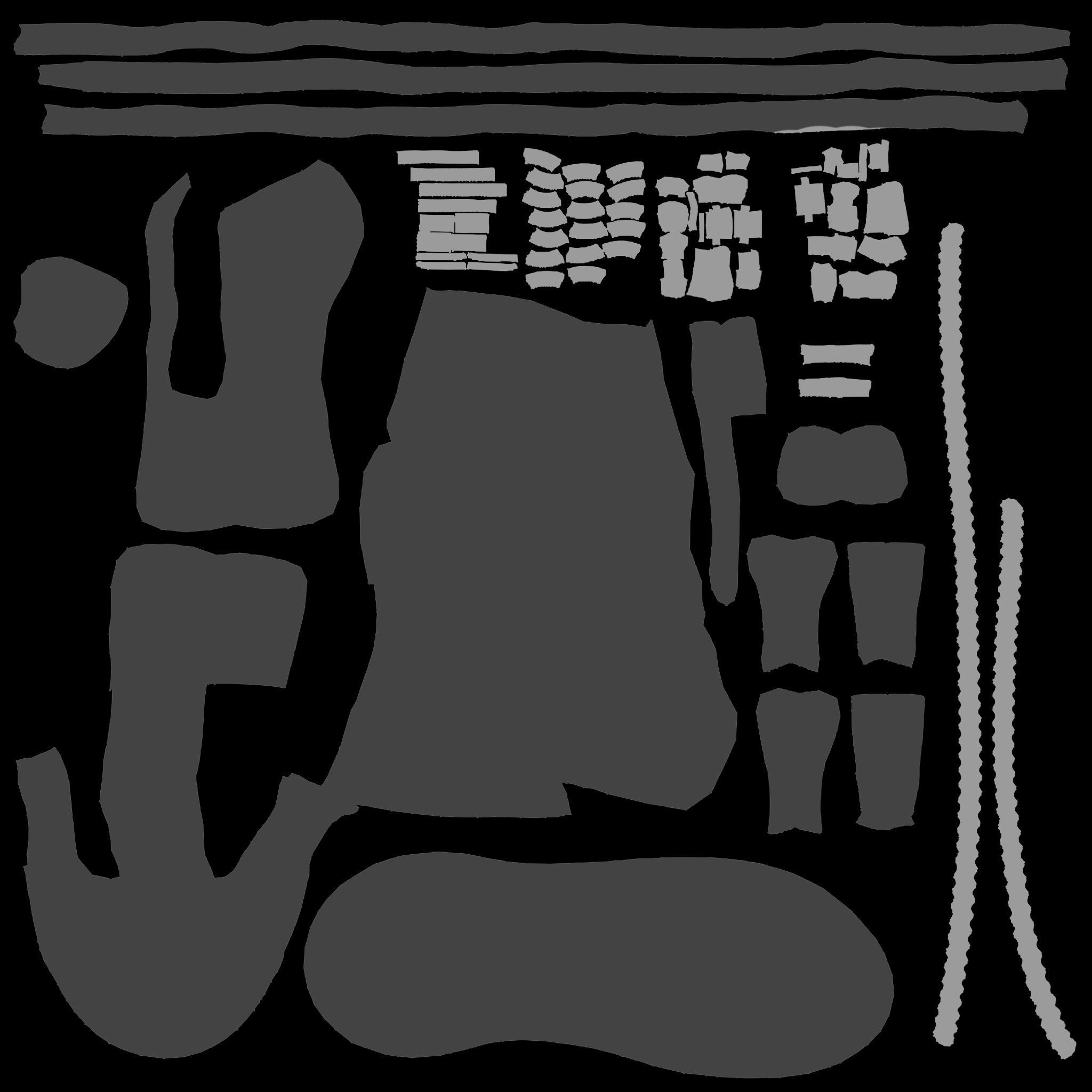 Mid Calf Combat Boots Low-poly 3D model_13