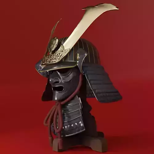 Samurai helmet Kabuto Model