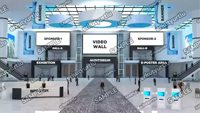 Virtual e-Congress Online Event Lobby 002