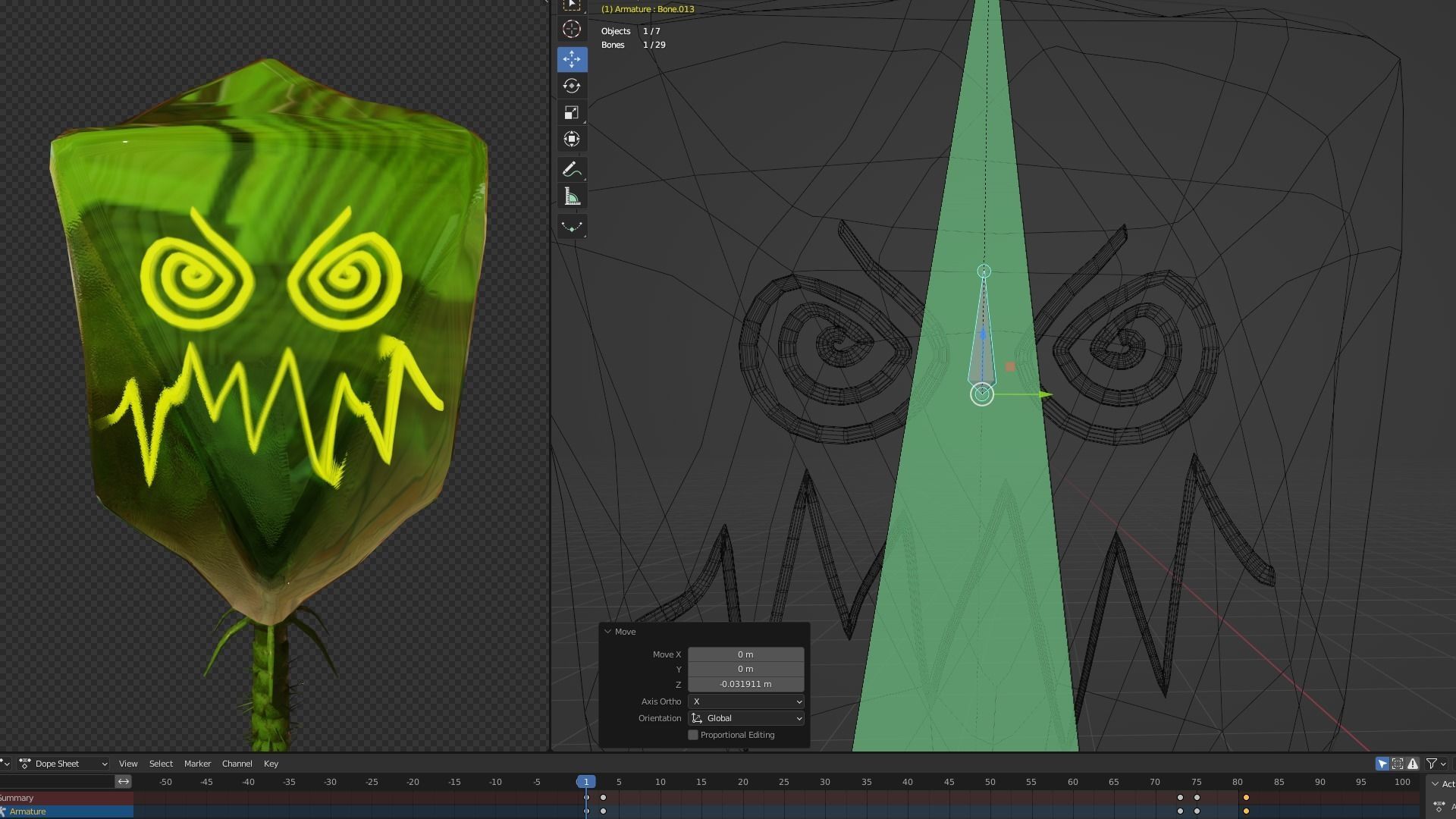 microbe 3 - bacteriophage Low-poly 3D model_8