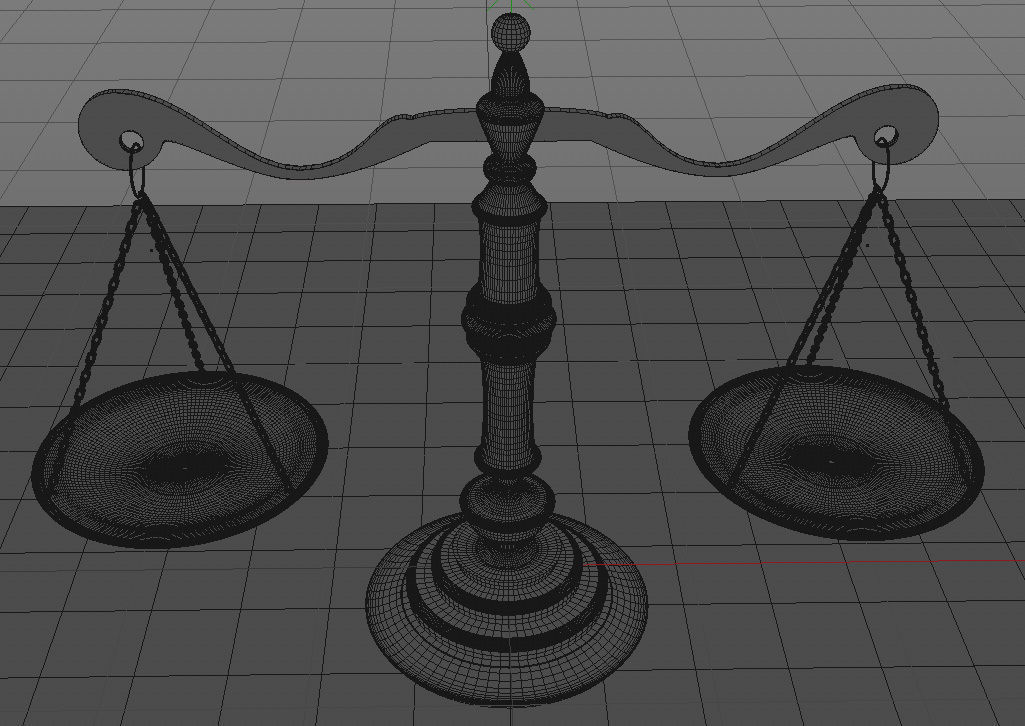 Scales Of Justice 3D model_3