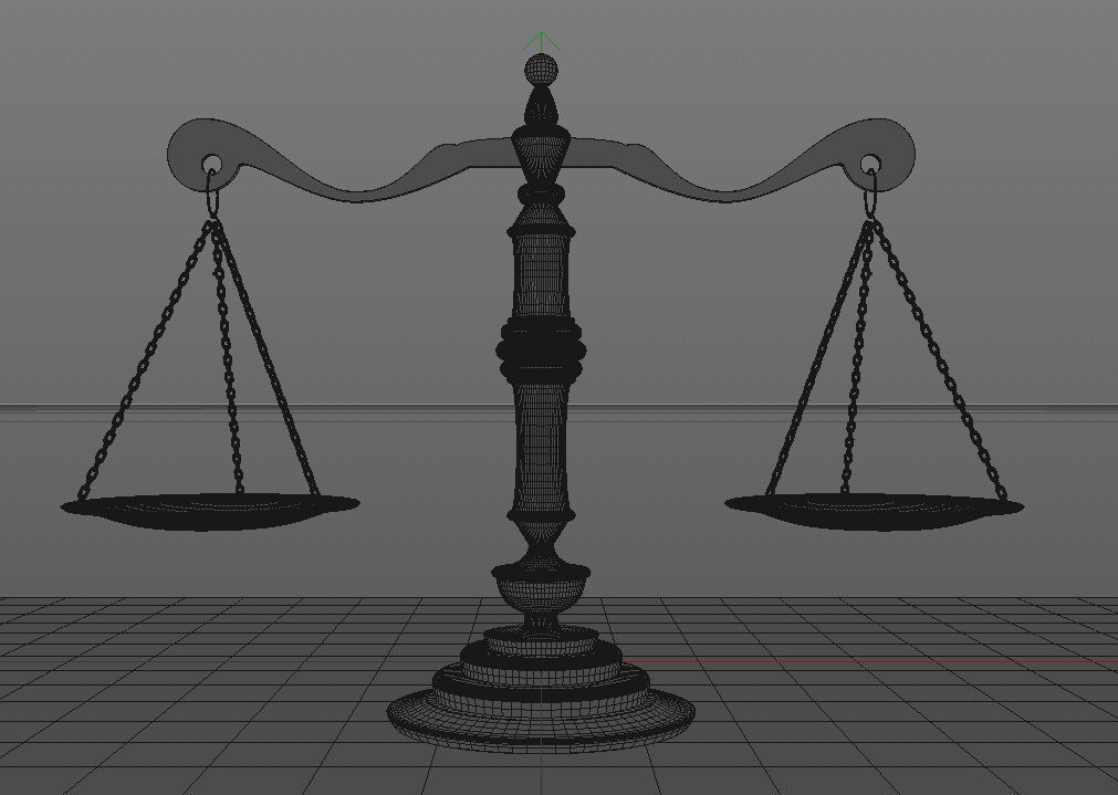Scales Of Justice 3D model_4