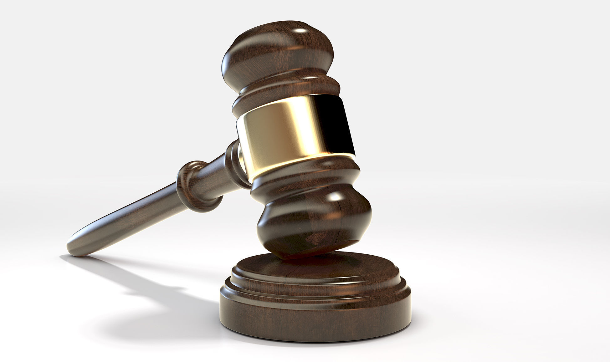 Justice Gavel Hammer 3D model_1