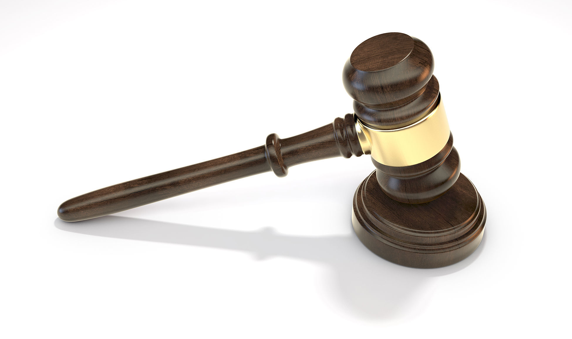 Justice Gavel Hammer 3D model_2