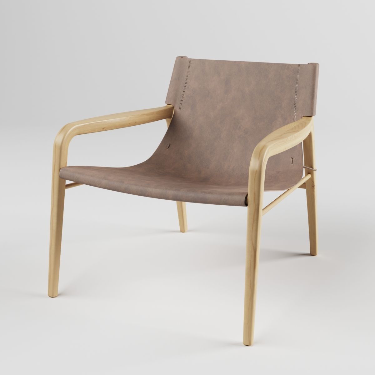 Rama chair 3D model_3