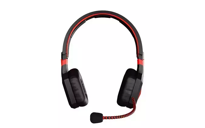 Headphones 3d rendering design for product mockup purposes