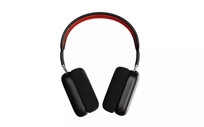 Headphones 3d rendering design for product mockup purposes