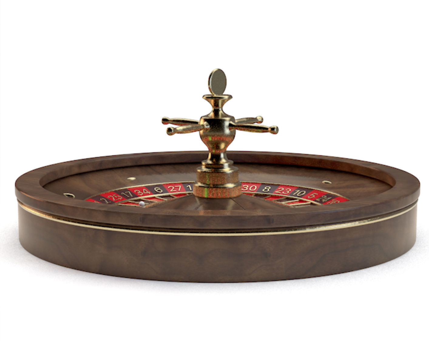 Roulette Wheel 3D model_1