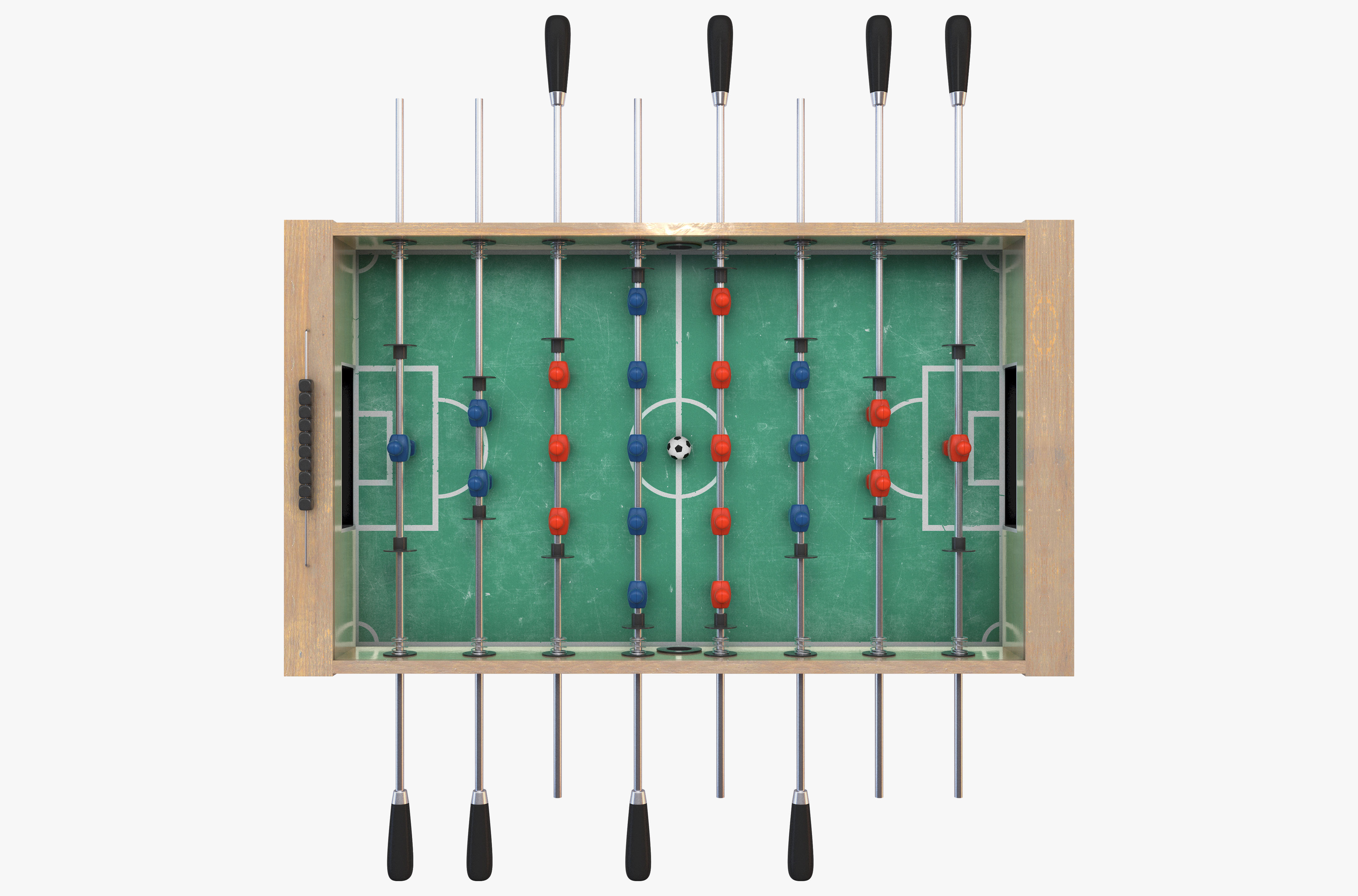 Foosball Table 3D model_3