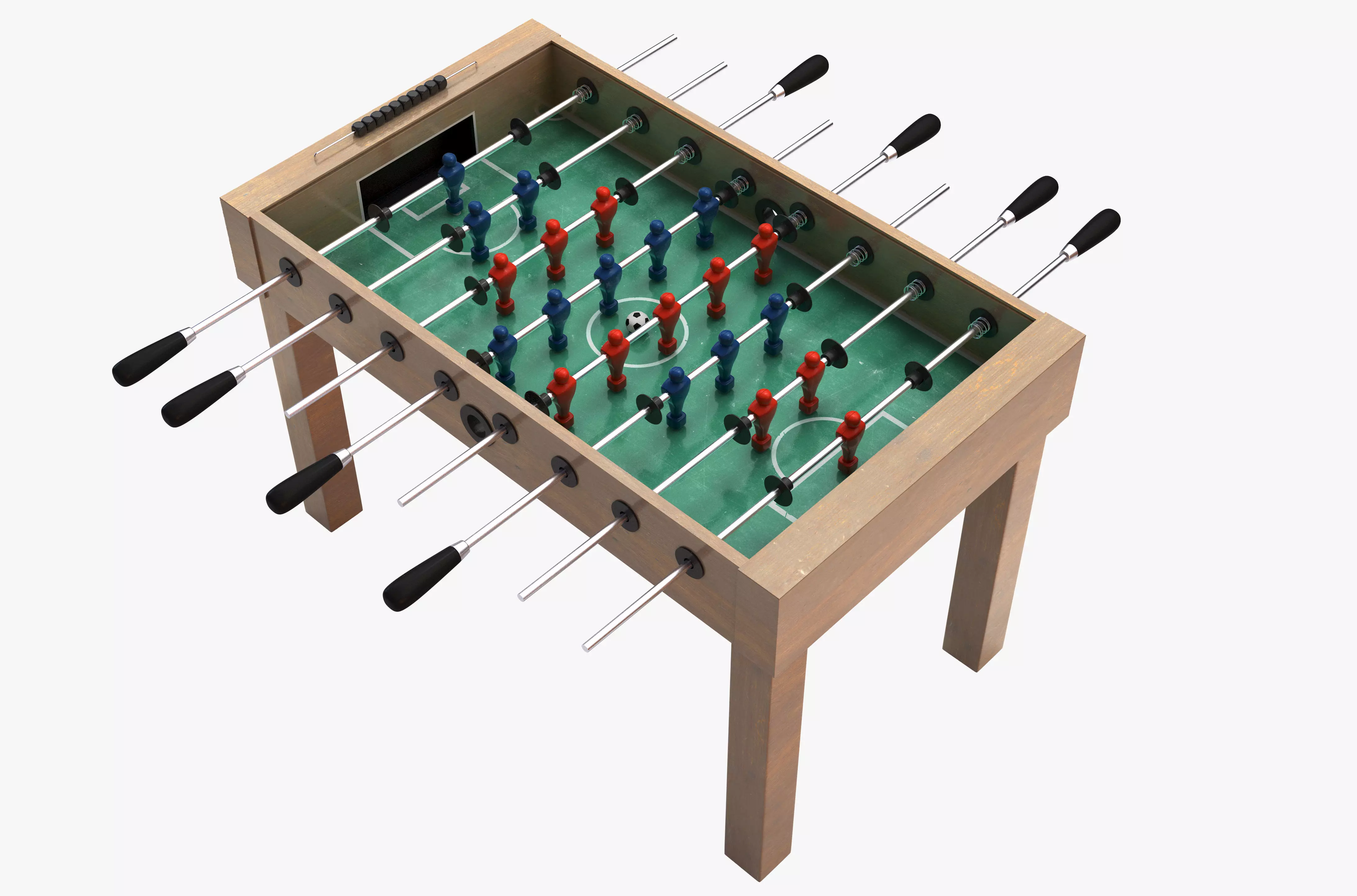 Foosball Table 3D model_0
