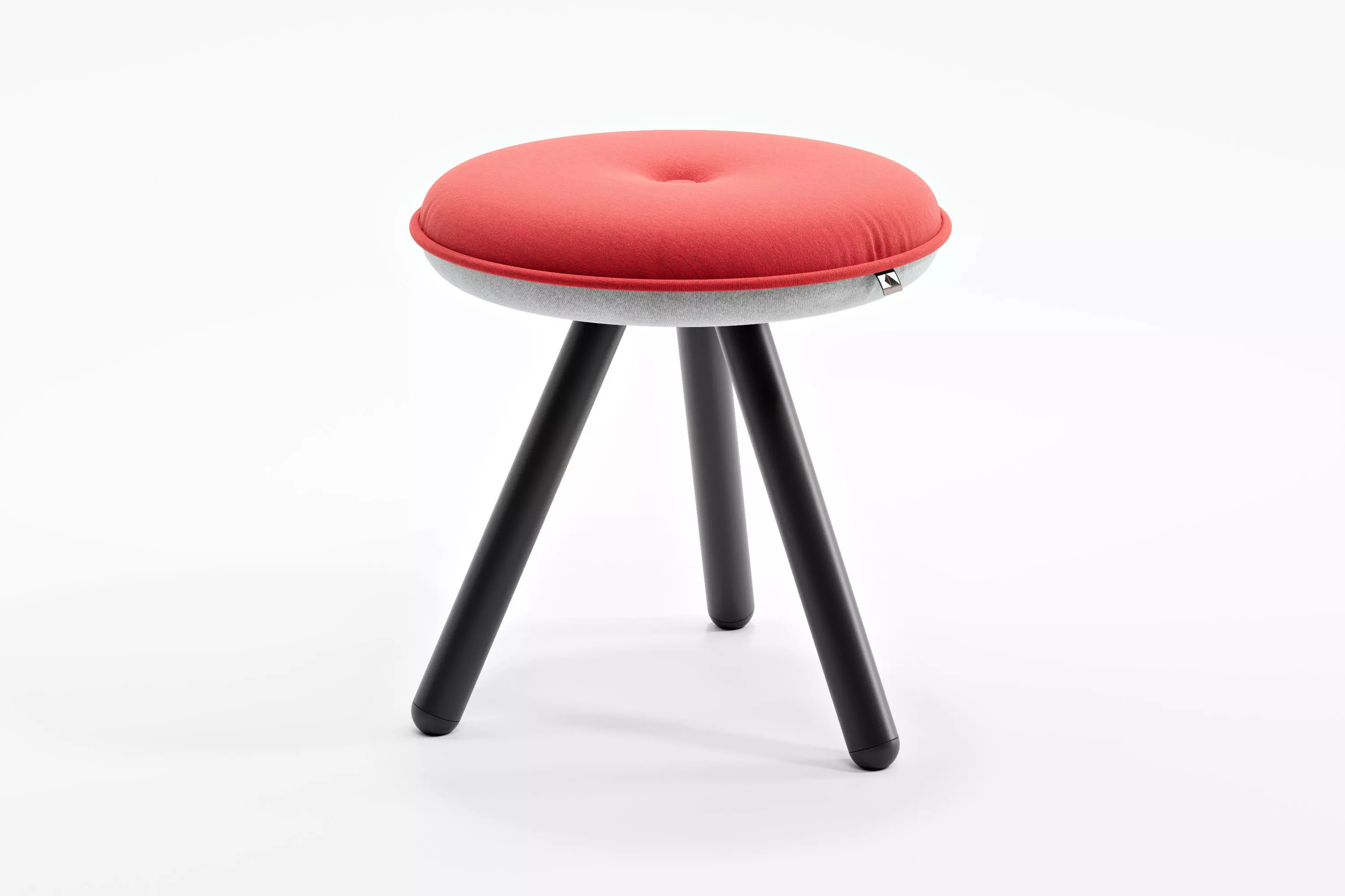 Stool Upholstered - NET WORK PLACE Organic by Koenig Neurath 3D model_0