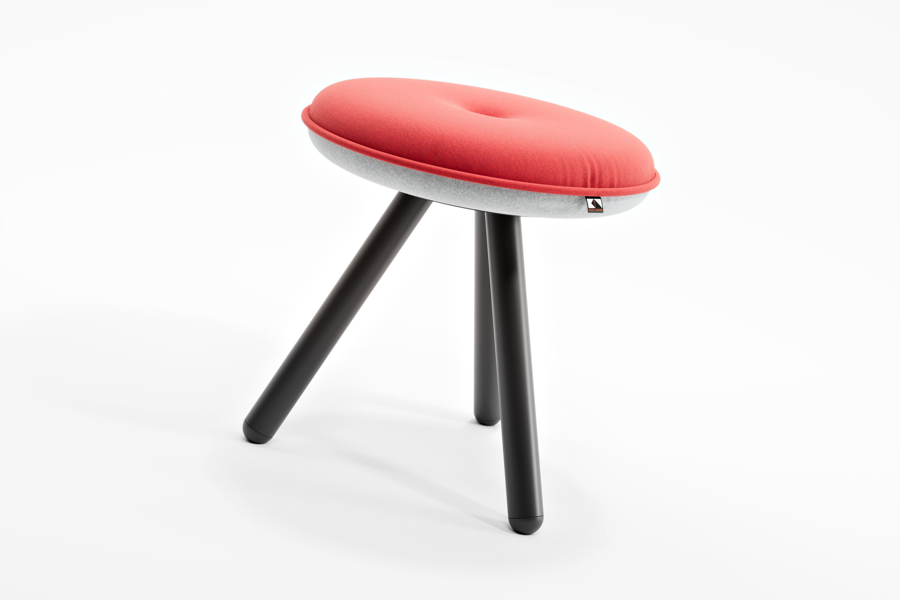 Stool Upholstered - NET WORK PLACE Organic by Koenig Neurath 3D model_3