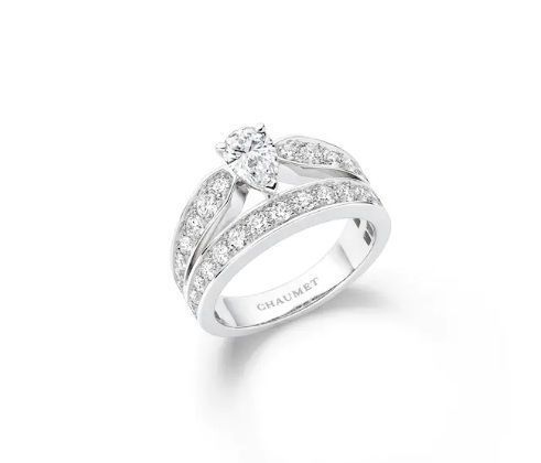 YD297 person diamond engagement ring 3D print model_2