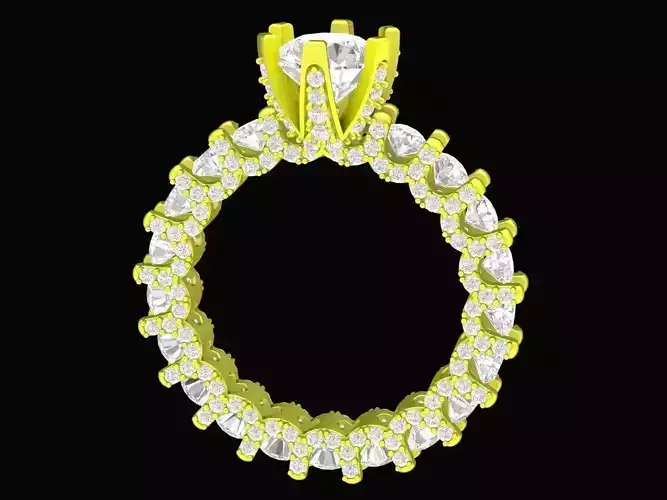 luxury diamond engagement ring 4354