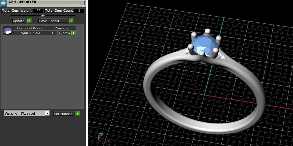 Soliter ring Model 2633 3D print model_9