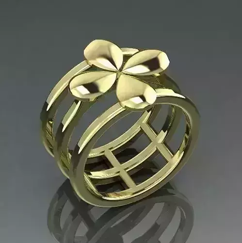 Flower ring Model 2630
