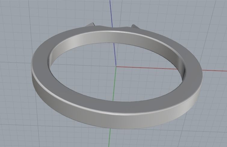 Soliter ring Model 2626 3D print model_5