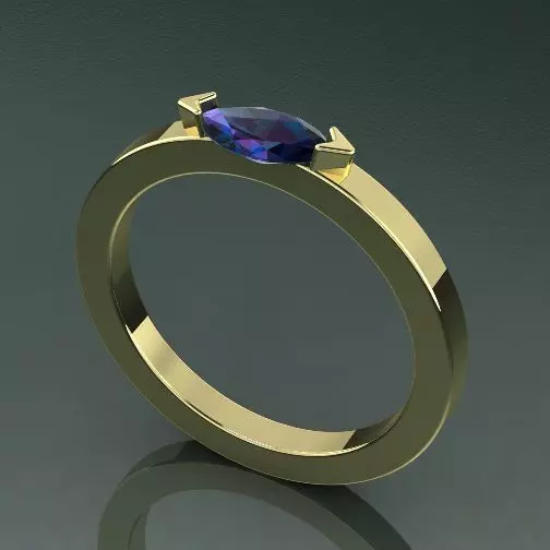 Soliter ring Model 2626 3D print model_0