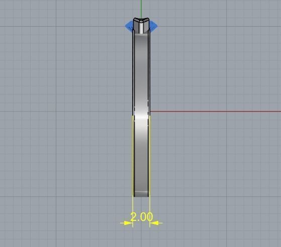 Soliter ring Model 2626 3D print model_7