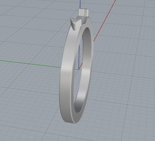 Soliter ring Model 2626 3D print model_4